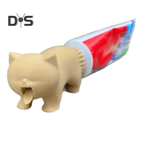 Насадка для зубной пасты для кошек, рвота, колпачок для зубной пасты для кошек, выдавливатель зубной пасты, дозатор зубной пасты в форме кошки для декора ванной комнаты