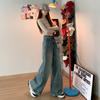 Large Wide-leg Jeans for Women In Autumn Casual Loose High Waist Slim Straight Slim Straight Slim Pants for Women In Autumn