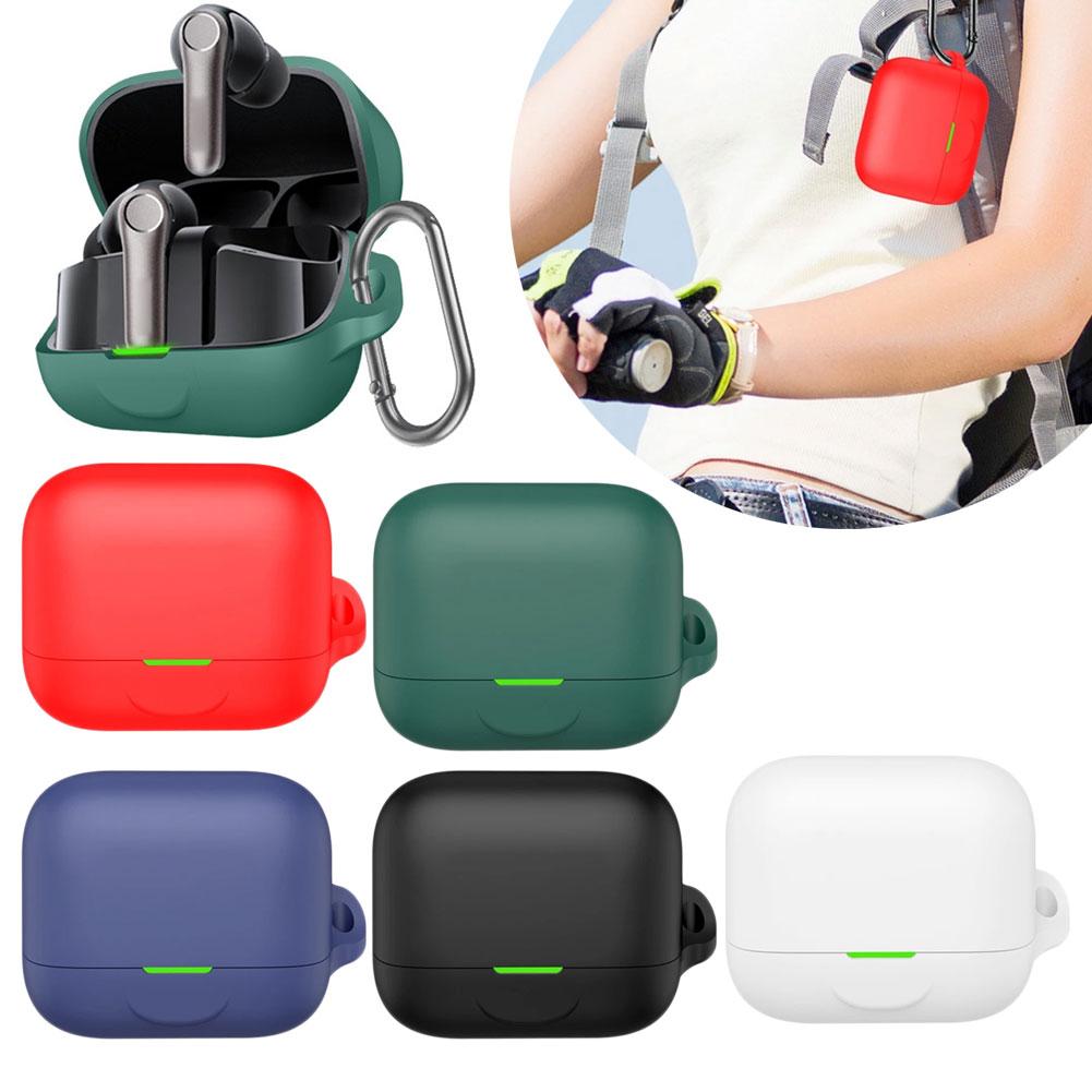 Silicone Shockproof Protective Case for EarFun Air Pro4+ Anti Drop Scratch Resistant Lightweight Soft Headphone Cover Slim