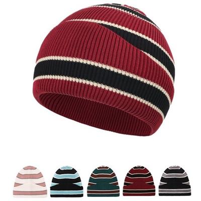 Шерсть Акрил Вязаная шапка Шапка Y2k Холодная шапка Модная шапочка для мужчин женщин