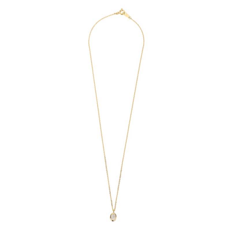 Charmy 16k gold plated rainbow moonstone-necklace