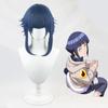 Парики для косплея аниме, синий парик, парик Хината Хьюга, вечерние парики, женский парик, реквизит для косплея