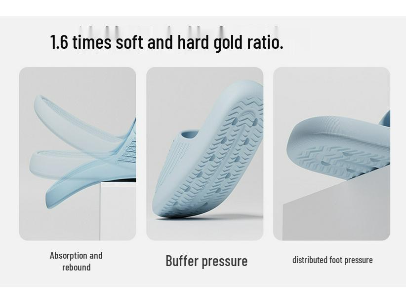 Женские нескользящие ЭВА-тапочки с защитой от запаха - Мягкие, удобные, с ощущением высокого качества для дома