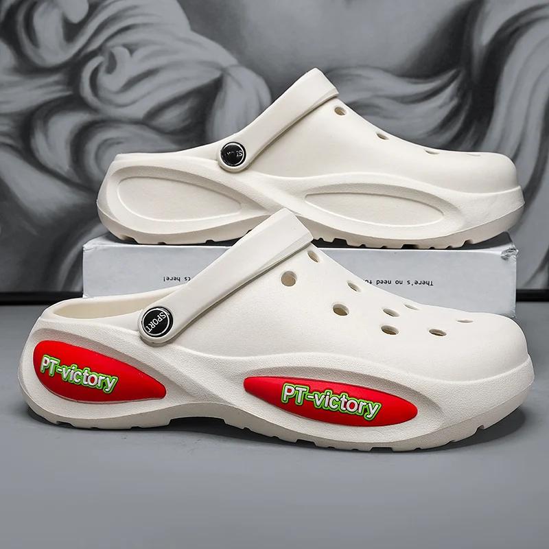 Men's Slip-Ons Heeled Sandals Man Fashion Casual Tennis Mens Slippers Children's Casual Men's Summer Shoes 2024 Walker Tennis