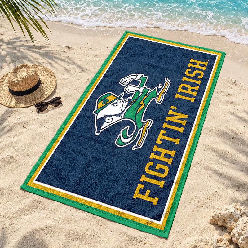 Fighting Irish Microfiber Beach Towel Quick Dry Sand Free Lightweight Beach Towels for Travel Swimming Camping