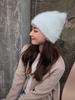 Женская шапка осень и зима милая и симпатичная вязаная шапка из кроличьей шерсти шапка кошачьи ушки Tide теплая шапка