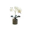 Realistic Artificial Orchid Flower Bonsai 8 Flowers Fake Orchid  Home Garden Decoration