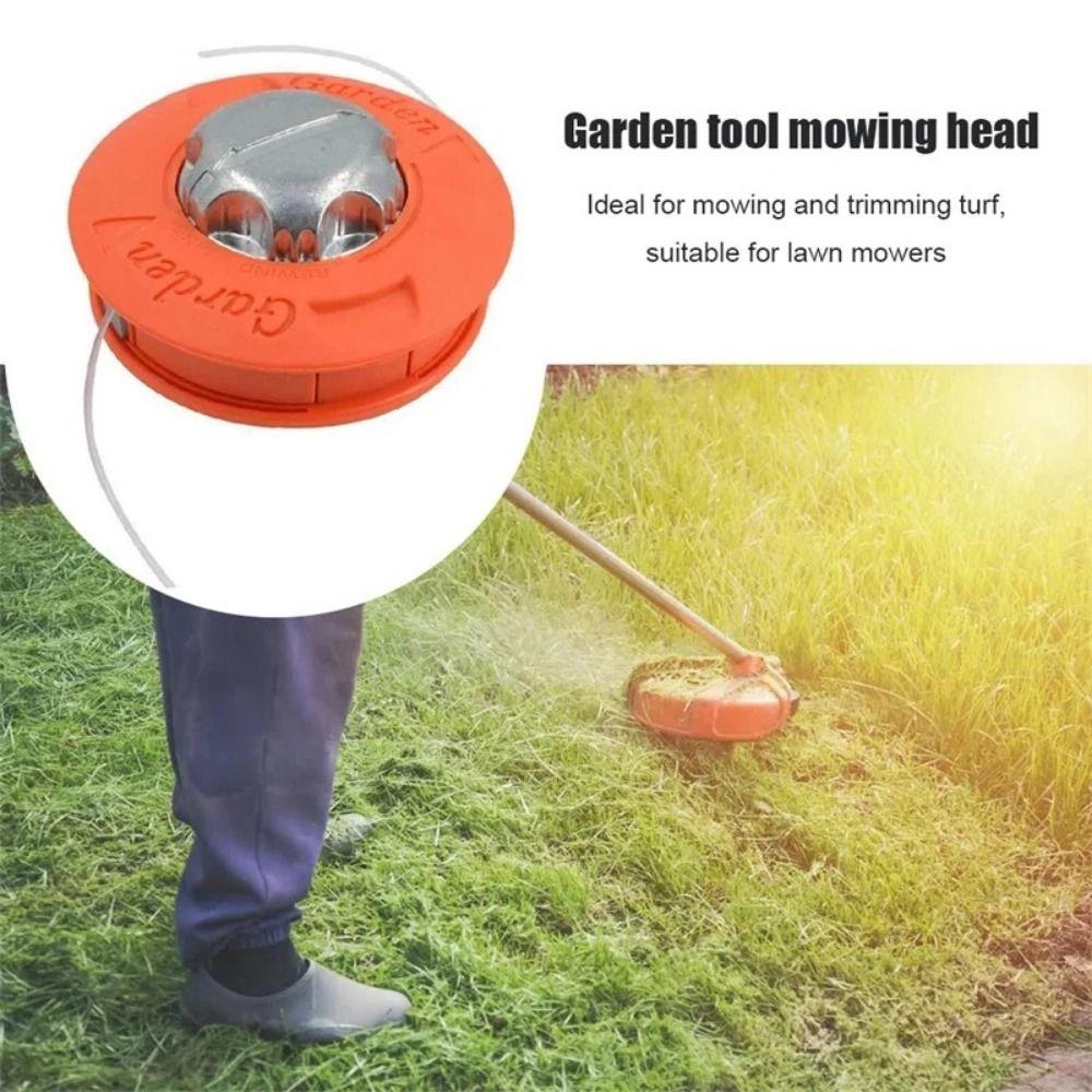 Time-saving Lawn Mower Head Aluminum Universal Weeding Head Weeding Tool Wire Cutting Weeding