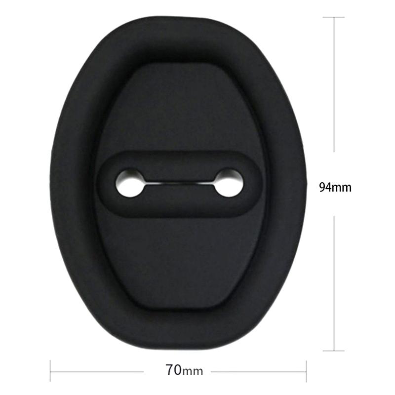 Universal Car Door Mute Damping Cushion Silicone Door Lock Buckle Car Door Anti-Collision Protective Cover