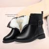 Fashion AIYUQI Women's Winter Boots 2025 New Genuine Leather Wool Warm Women's Short Boots Llarge Size 41 42 43 Women Motorcycle Boots
