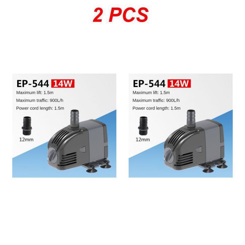 6 Вт 24 Вт 35 Вт 60 Вт Аквариумные водяные насосы для резервуаров, бесшумный погружной водяной фонтанный насос, фильтр для пруда с рыбками с присосками