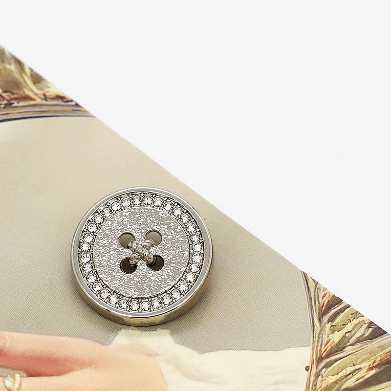 10 шт., креативные пуговицы с хвостовиком, модные металлические пуговицы с алмазными шипами, высококачественные пуговицы, аксессуары для одежды