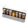 Kitchen Spice Rack Wall-mounted Spice Organizer Plastic Seasoning Bottle Holder Pantry Organization Rack
