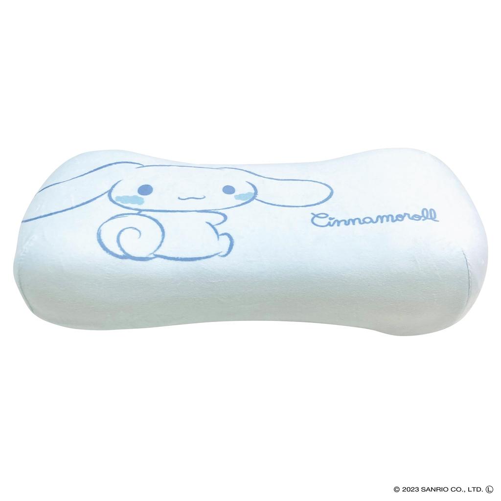 MORIPiLO Подушка Morishita из пены с эффектом памяти Cinnamoroll Cinnamon 15x31 см, подушка для поддержки талии и спины, мягкая игрушка, подушка Sanrio, пастельно-голубая 4621199