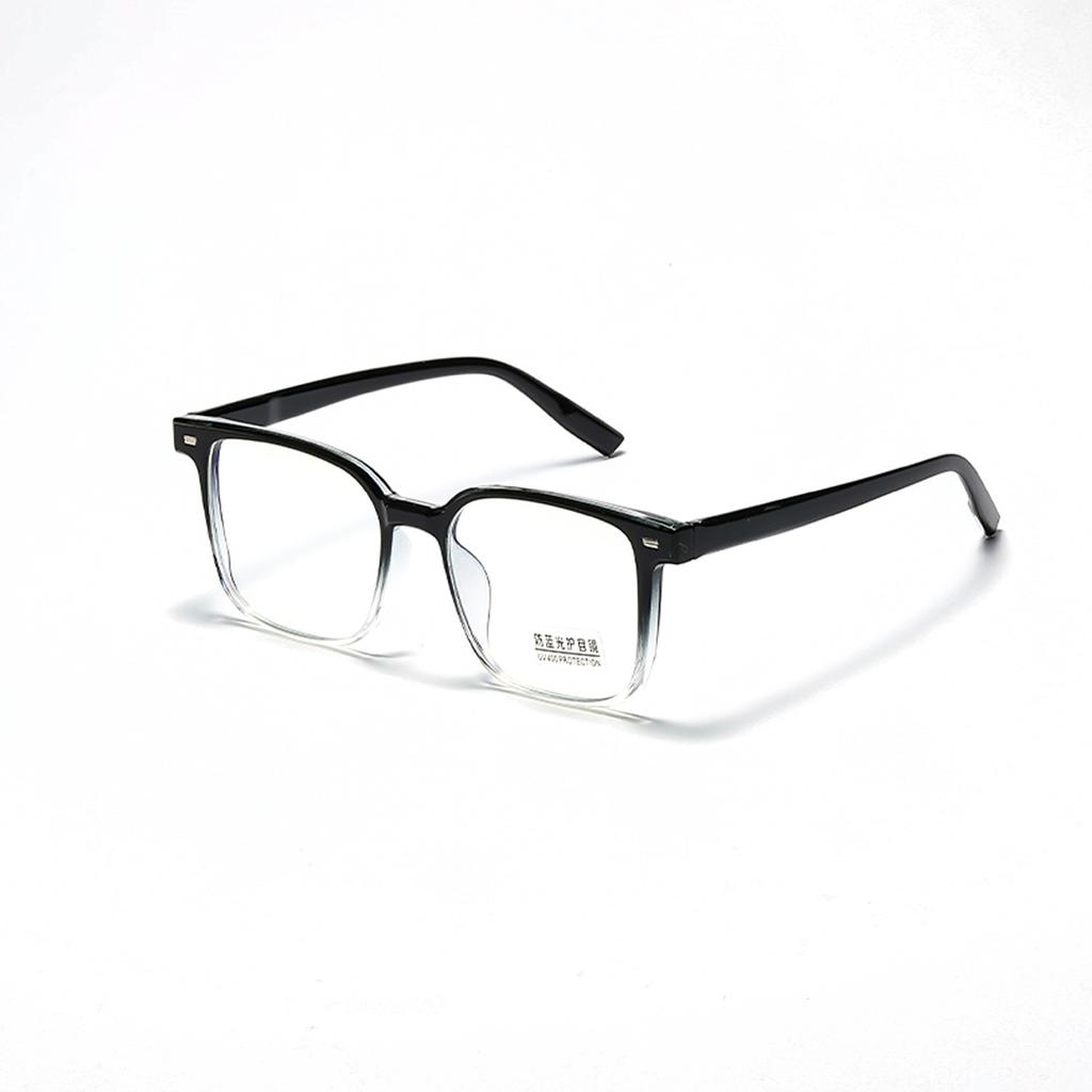 Очки цвета конфет квадратные литературный темперамент простое зеркало женская квадратная оправа очки оправа мужская плоская оправа зеркало