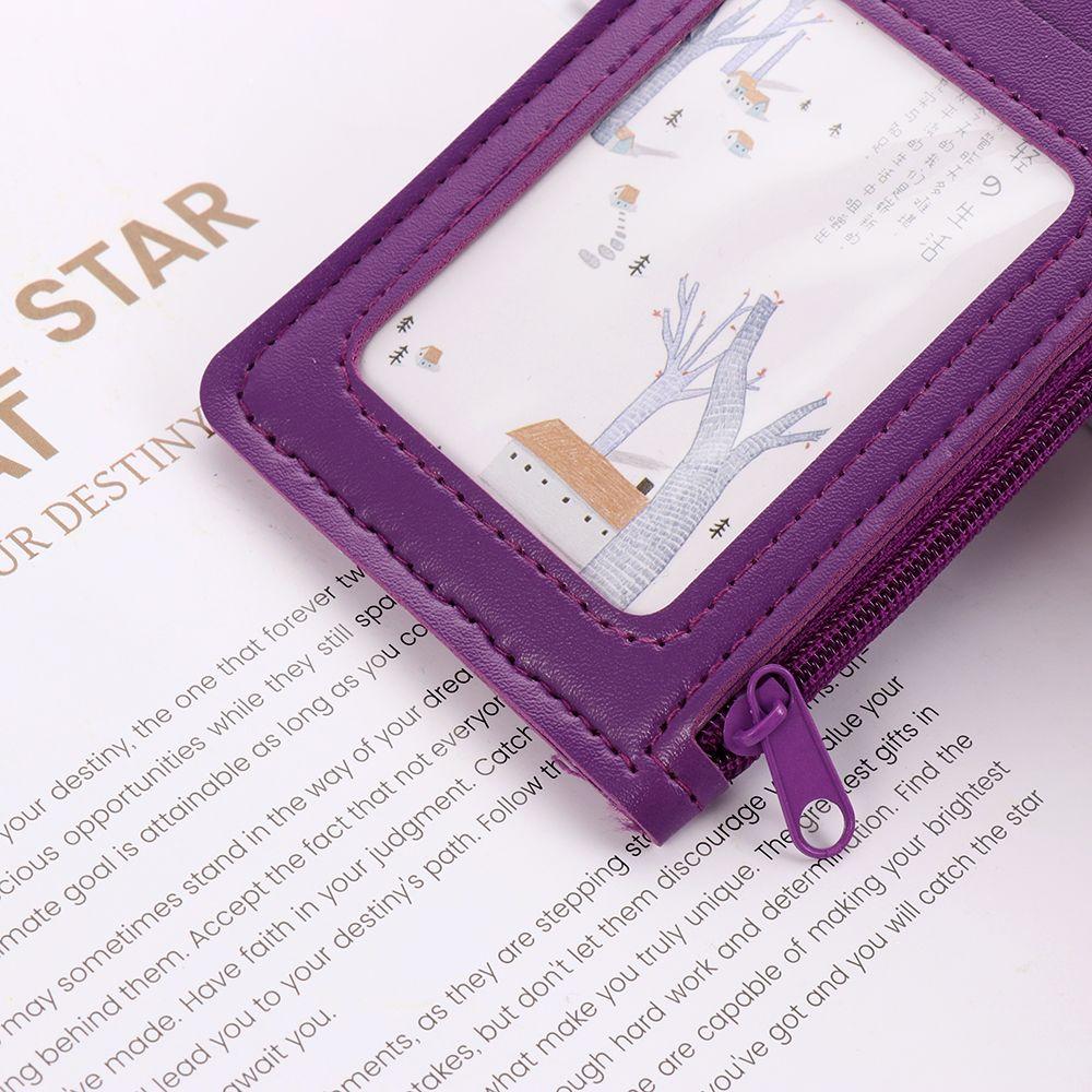 New School Office Supplies With Lanyard ID Holders Card Case Zipper Bag Wallets