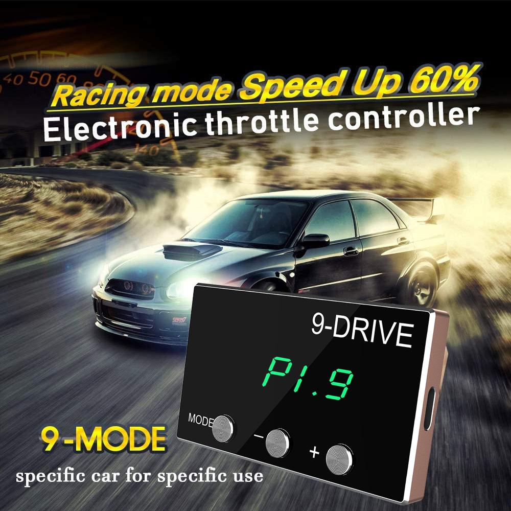 Контроллер отклика дроссельной заслонки Plug Play 9 Drive 5 Modes Детали для настройки Аксессуары для гонок Ускоритель Мощный усилитель
