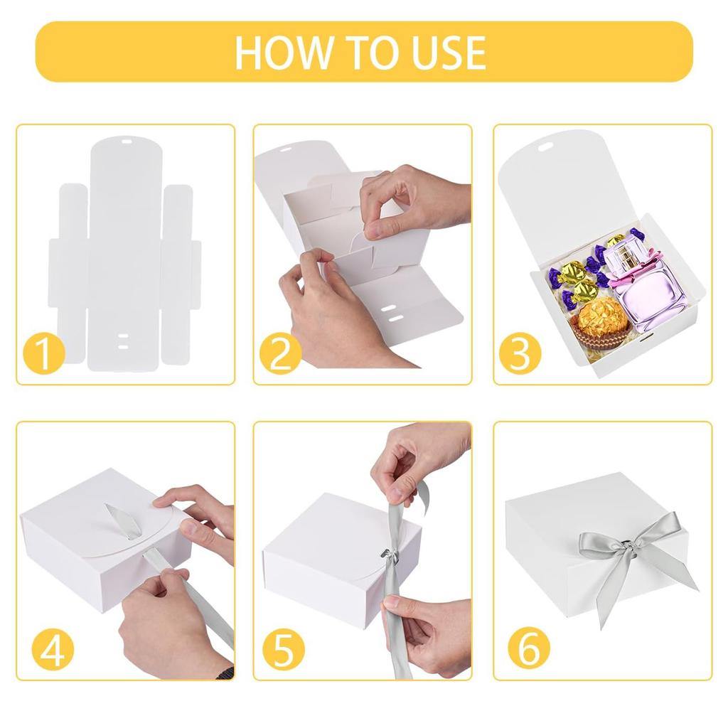 20 шт. Маленькие подарочные коробки для ювелирных изделий, подарочные коробки оптом с крышками и лентами, квадратные подарочные коробки, бумажные коробки для подарков на свадьбу, день рождения, вечеринку, праздник