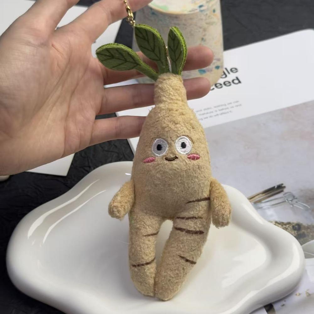 Мультяшное Растение Плюшевая Кукла Брелок Традиционный Живокост Счастливый Талисман Плачущий Гриб Брелок Цепочка из Бусин Многоцветный Милые Брелоки