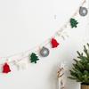 1 шт. Рождественский мультяшный баннер из войлока, подвесное украшение для рождественской елки, вечеринки, фестиваля