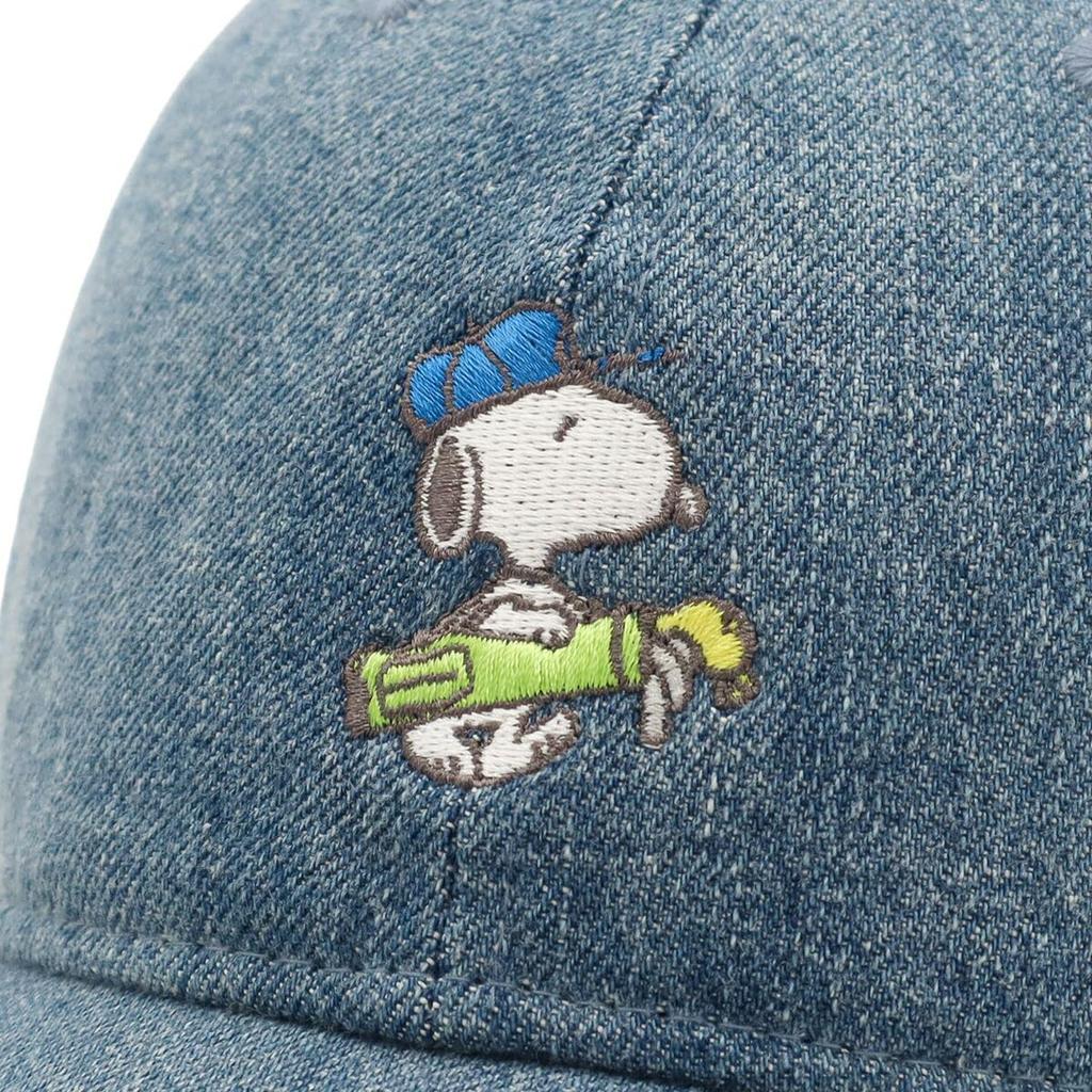 [New Era] New Era Golf Cap 9THIRTY  EasySnap 14676923 NER36G6632 Washed Denim Blue Peanuts Snoopy PEANUTS Collaboration ONSPOTZ Exclusive Men's
