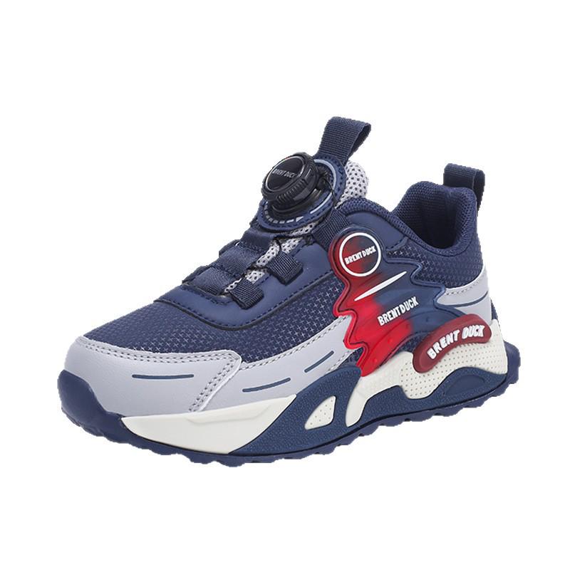 Водонепроницаемые кожаные кроссовки для бега для мальчиков, Осень 2025 - Удобная и модная спортивная обувь для детей среднего и старшего возраста