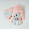 Thickened Autumn Winter Gloves Warm Hand Warmer Ski Gloves Children Baby Gloves  Boys Girls