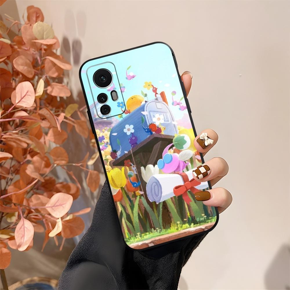 Чехол для телефона PIKMIN 4 Fundas Для Xiaomi 15 14 12 Lite Pro 13 11t POCO X5 M6 M5 X6 X3 F5 F6 Pro Чехол