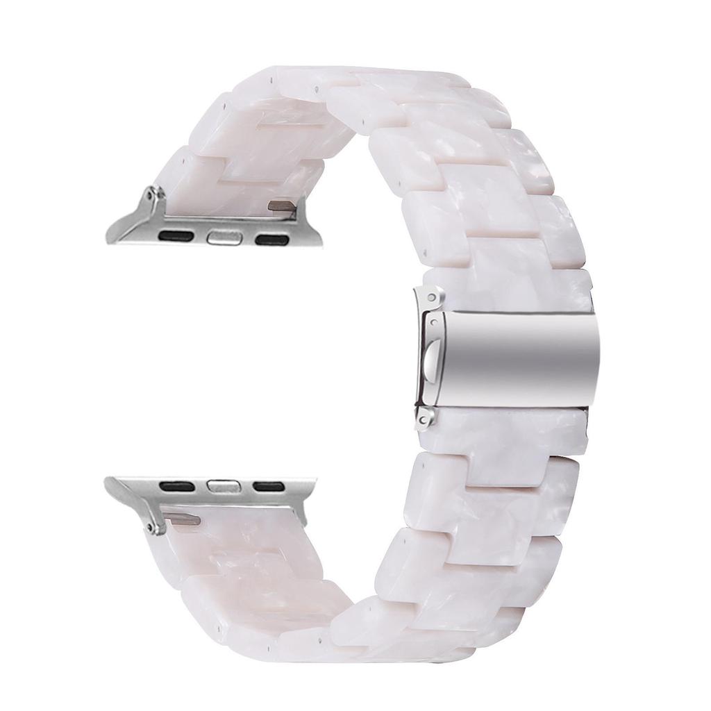 "Compatible Resin & Rubber Strap for Apple Watch 42mm/46mm"