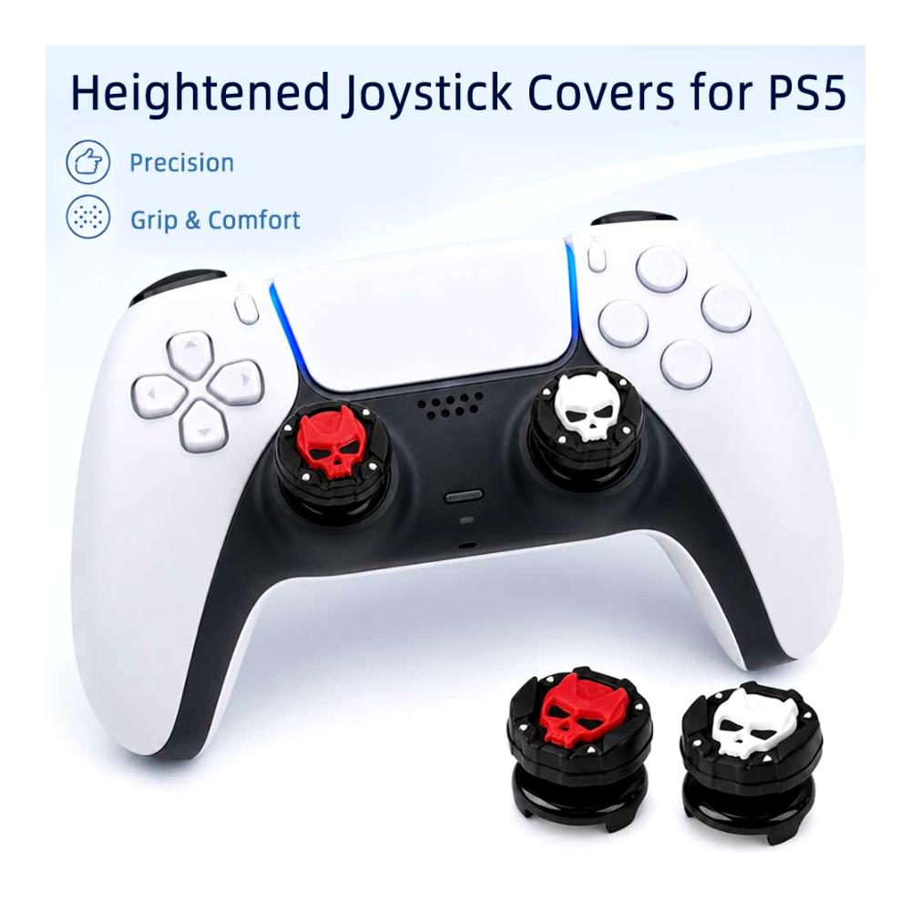 2 шт. Силиконовые удлинители аналоговых стиков для контроллера PS5, Противоскользящие колпачки на thumbsticks