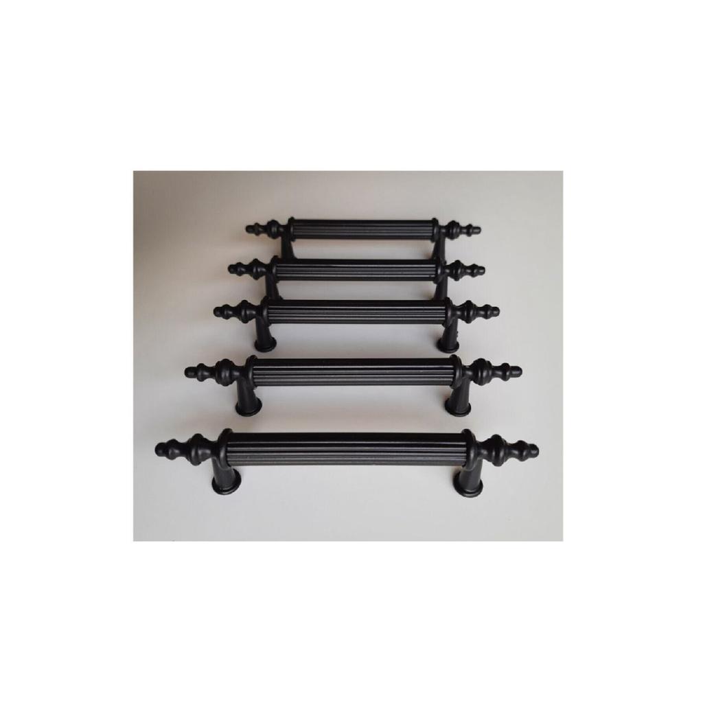 5 шт. Kumru 160 мм матовый черный ящик для шкафа мебельная ручка металлическая краска для духовки