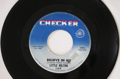 7-дюймовая пластинка ЛИТТЛ МИЛТОН - Man Loves Two / Believe In Me 1149 Checker 1966 US Соул/Фанк Б/У