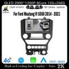 9-дюймовый сенсорный экран QLED Android 14 для Ford Mustang VI S550 2014 - 2021 Автомобильный радиоприемник Мультимедиа Видеоплеер Навигация GPS
