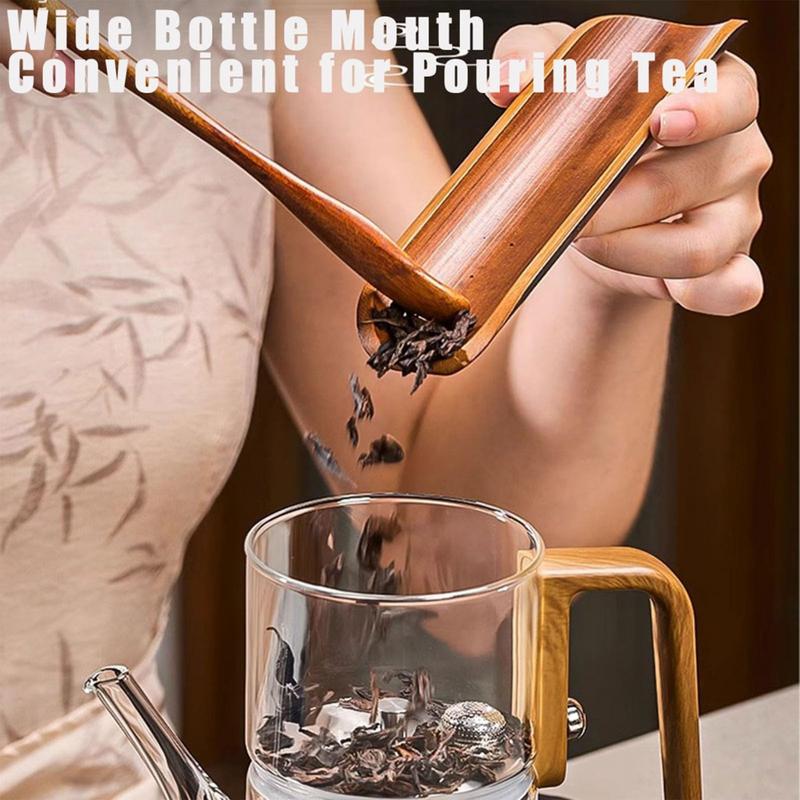 Магнитный заварочный чайник со съемным заварочным устройством, прочный стеклянный заварочный чайник, устойчивый к высоким температурам, заварочный чайник с функцией пресс-контроля