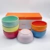 French Rice Bowl 11 X 6cm Ceramic Dessert Light Rainbow Stoneware Porcelain Candy Color Ramen Noodle Soup Bowls Tableware