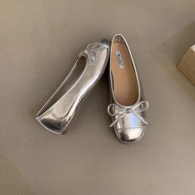 Милые туфли-бантики, женские туфли конфетного цвета, слипоны, женские балетки, весенне-осенние туфли для женщин, лоферы zapatos de mujer WSH5328