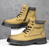 Роскошный бренд Базовые ботинки Винтажные Базовые Мужские Повседневные Уличные Обувь Высокого Качества Деловая Обувь Новые Кожаные Мужские Базовые Ботинки