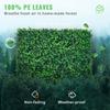 Artificial Boxwood Panel UV 24pcs Boxwood Hedge Wall Panels Artificial Grass Backdrop Wall 20" X 20" 4 cm Green Grass Wall Fake Hedge for Decor
