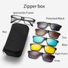 MOMOJA Magnetic Men's Glasses Frame TR90 Ультралегкая и удобная магнитная солнцезащитная оправа с зажимом для очков, модные очки по рецепту 12088