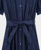 Brooks Brothers [Women'S] Cotton Paisley Short Sleeve Shirt Dress (Blue) (Bbdzwm8156Mfm)