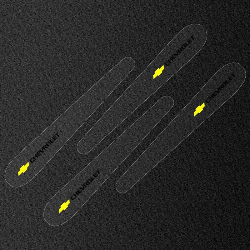 8 шт. Прозрачная накладка на ручку двери автомобиля Защитная наклейка от царапин Для Chevrolet Cruze Equinox Captiva Trax Malibu Tahoe Impala Sonic