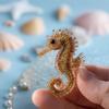 Creative Beaded Embroidery Kit Multi-Purpose Ocean Beadwork DIY Kit Wear Resist Cute Ocean Animals Embroidery for Craft Lovers