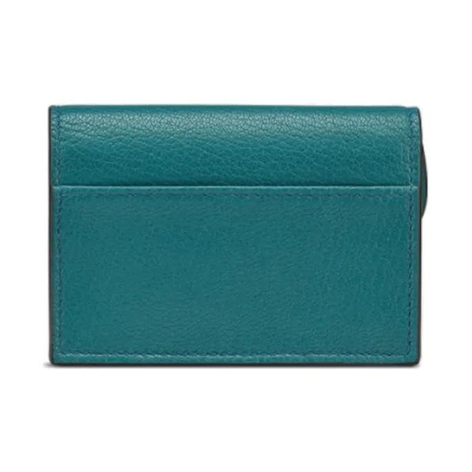 Dior Кошелек-клатч с клапаном из кожи ягненка для женщин, цвет 'Глубокий морской синий'