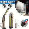 Перезаряжаемый светодиодный рабочий свет, COB лампа для кемпинга с магнитной основой, крючком, вращающаяся на 360°, для ремонта, чтения, барбекю, рыбалки, аварийного освещения