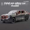 Новый 1:32 BMW XM SUV шестидверный имитация литой игрушечной машинки модель со звуком и светом инерционный механизм детская коллекция игрушек украшения подарок на день рождения мальчика