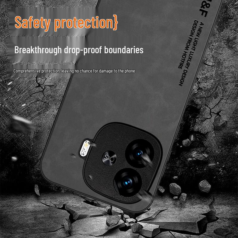 Роскошный чехол-накладка из нубука для телефонов серии Vivo iQOO