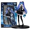 17СМ Аниме Хацунэ Мику Project DIVA Arcade Future Tone Хацунэ Мику Черное Платье Лолита Модель Игрушка Подарок Коллекция Фигурка Действия