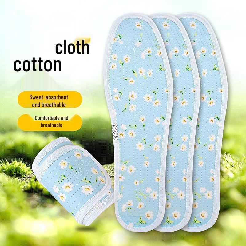 Унисекс Хлопковые Стельки с Влагопоглощающим Эффектом - Устойчивые к Запаху, Настраиваемые, Многослойная Конструкция