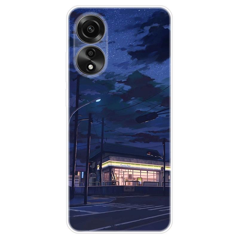 Для OPPO A58 A 58 4G чехол Мягкая силиконовая задняя крышка Мультяшный чехол для телефона Разнообразие