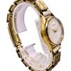 [USED] SEIKO Hand-Wound Round Rubber Strap Gold Women's Watch 1240